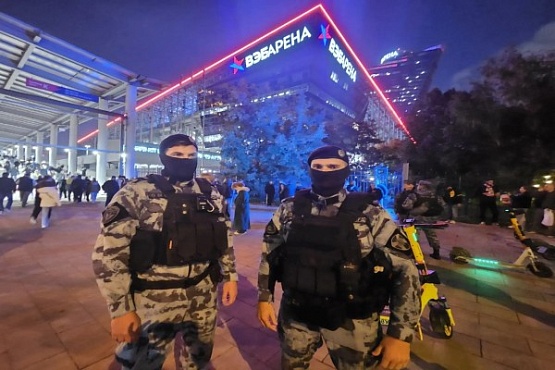 Безопасность спортивных мероприятий в Москве обеспечила Росгвардия