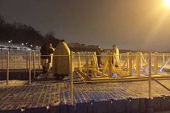 Сотрудники Департамента ГОЧСиПБ стоят на страже Крещенских купаний